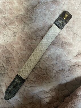 Louis Vuitton Monogram Tresse Bracelet in Pale Pink